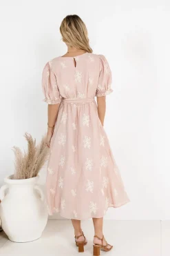 Bohme Gloria Embroidered Midi Dress