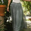 Bohme Grace Floral Tulle Skirt in