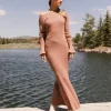 Bohme Grove Ribbed Maxi Dress in
