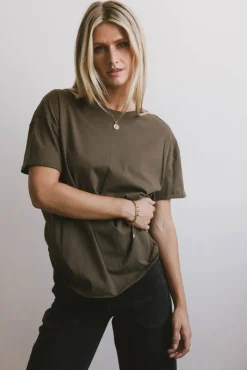 Bohme Gunner Basic Tee in Dark Olive