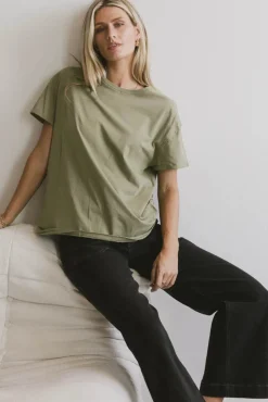 Bohme Gunner Basic Tee in Light Olive