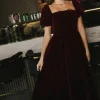 Bohme Halia Velvet Midi Dress