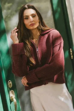 Bohme Hallie Zip Up Cardigan in