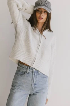 Bohme Hallie Zip Up Cardigan in