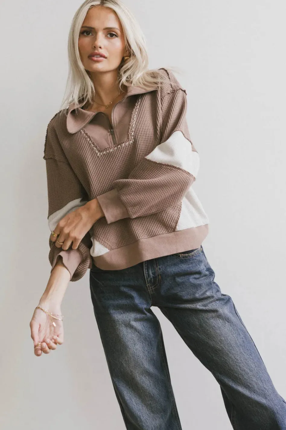 Bohme Harbor Knit Quarter Zip in