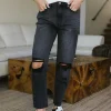 Bohme Harold Distressed Mom Jeans - FINAL SALE