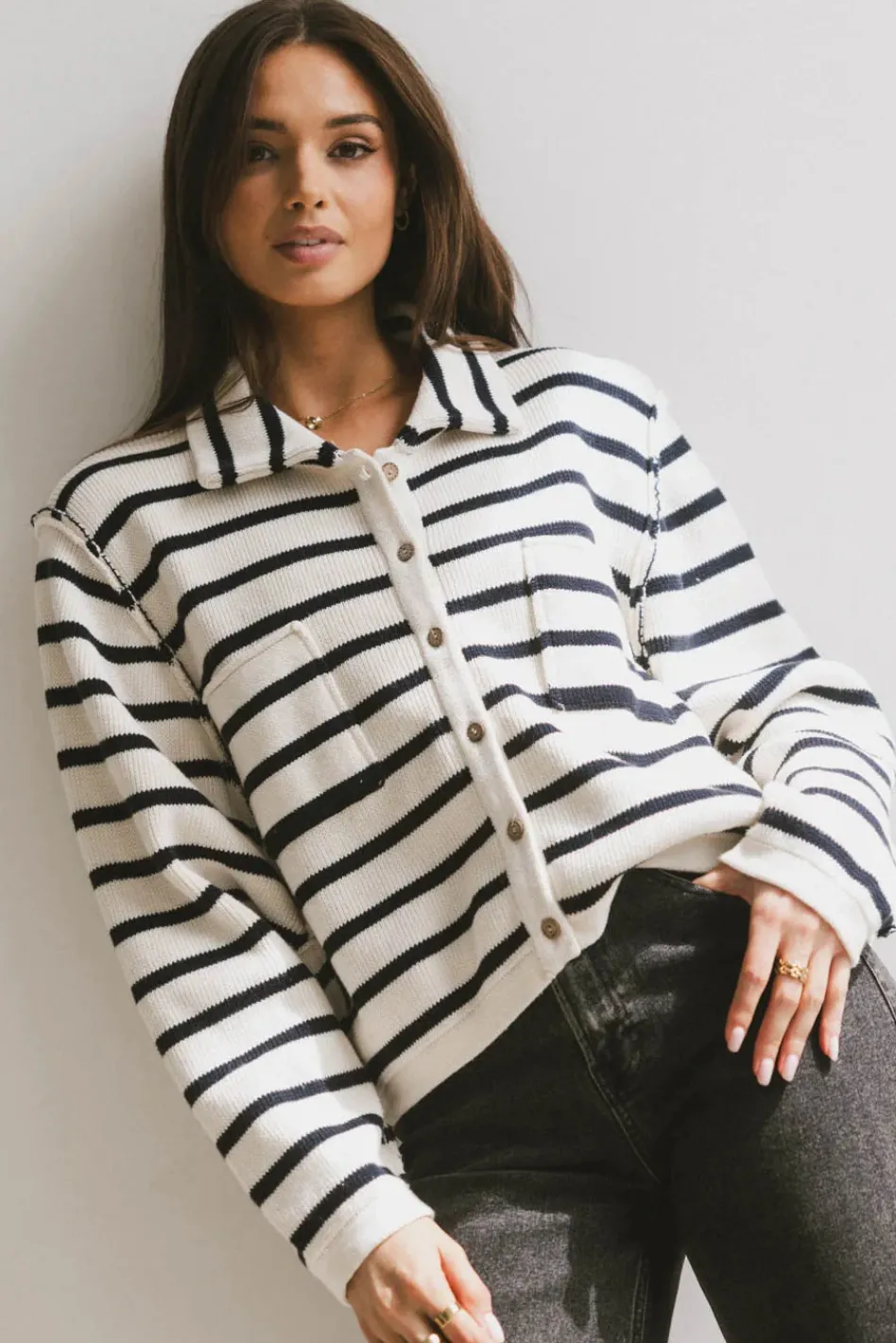 Bohme Harper Striped Cardigan in