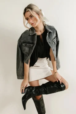 Bohme Hayes Cropped Denim Jacket