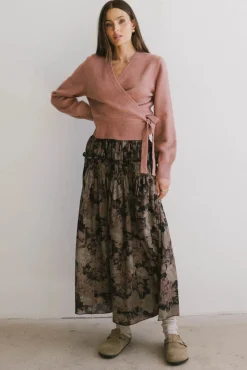 Bohme Heather Floral Maxi Skirt in