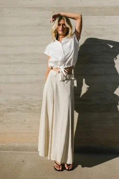 Bohme Honora Belted Maxi Skirt