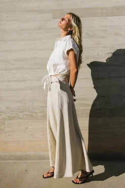 Bohme Honora Belted Maxi Skirt