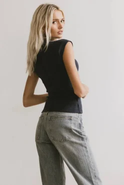 Bohme Huxley Cap Sleeve Top in