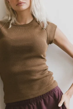 Bohme Huxley Cap Sleeve Top in