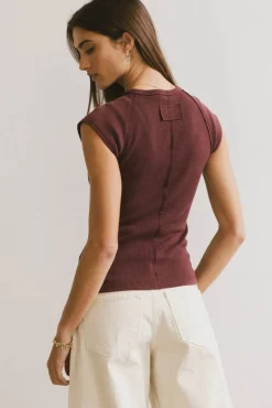 Bohme Huxley Cap Sleeve Top in