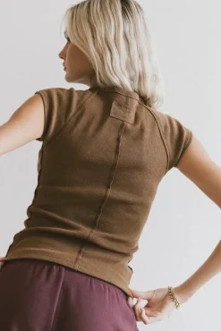 Bohme Huxley Cap Sleeve Top in