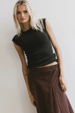 Bohme Huxley Cap Sleeve Top in