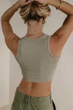 Bohme Ines Waffle Knit Tank in - FINAL SALE
