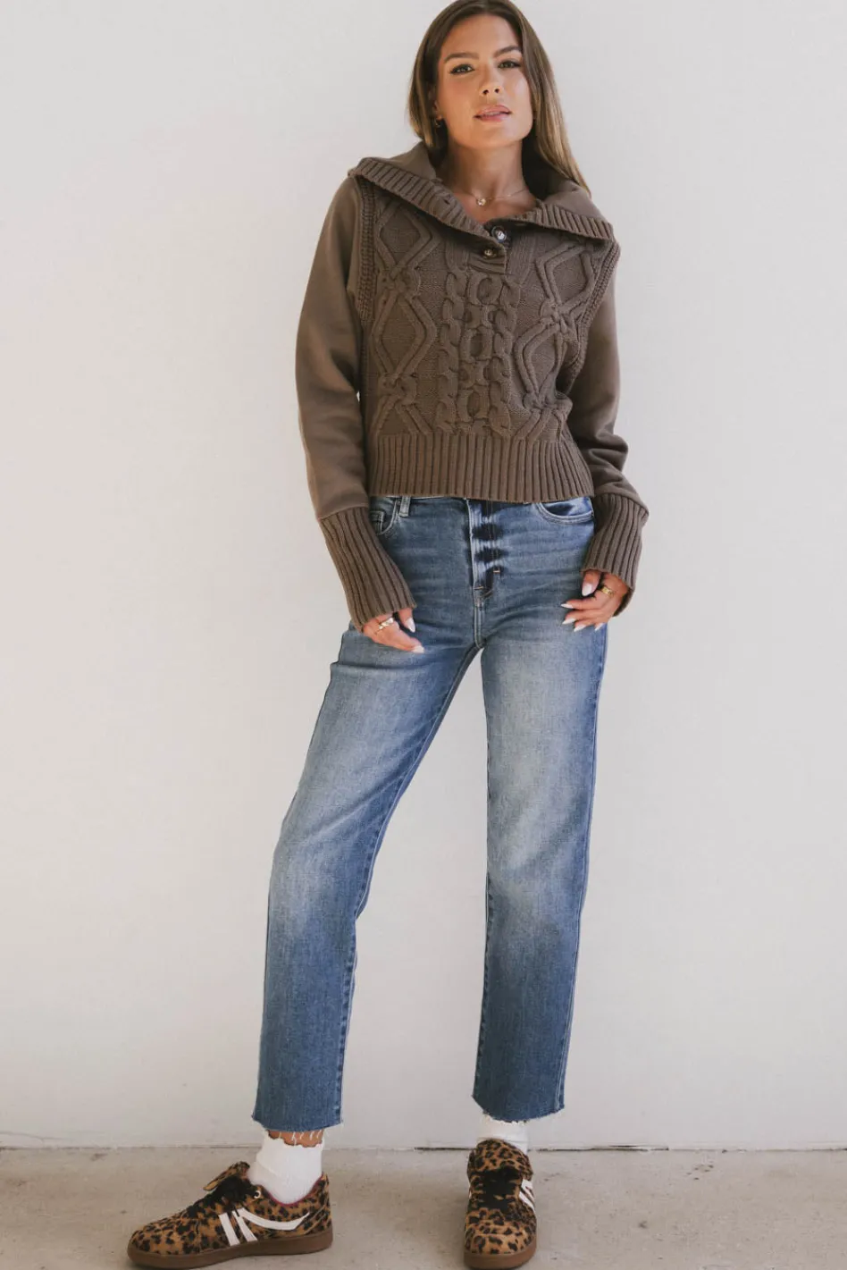 Bohme Irene Cable Knit Sweater in
