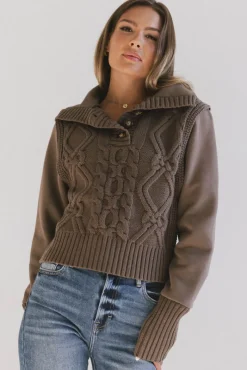 Bohme Irene Cable Knit Sweater in