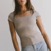 Bohme Irene Square Neck Top in