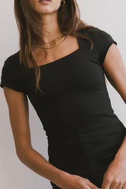 Bohme Irene Square Neck Top in