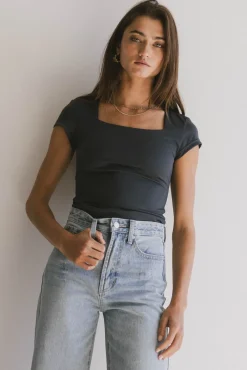 Bohme Irene Square Neck Top in