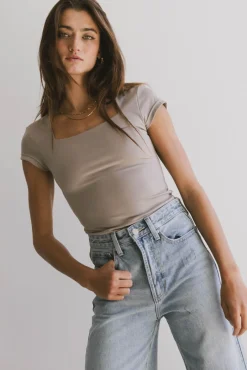 Bohme Irene Square Neck Top in