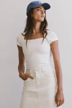 Bohme Irene Square Neck Top in