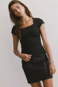 Bohme Irene Square Neck Top in