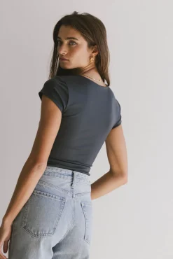 Bohme Irene Square Neck Top in