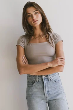 Bohme Irene Square Neck Top in