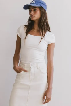 Bohme Irene Square Neck Top in