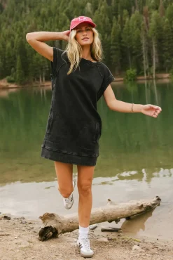 Bohme Isla Contrast Ribbed Mini Dress - FINAL SALE
