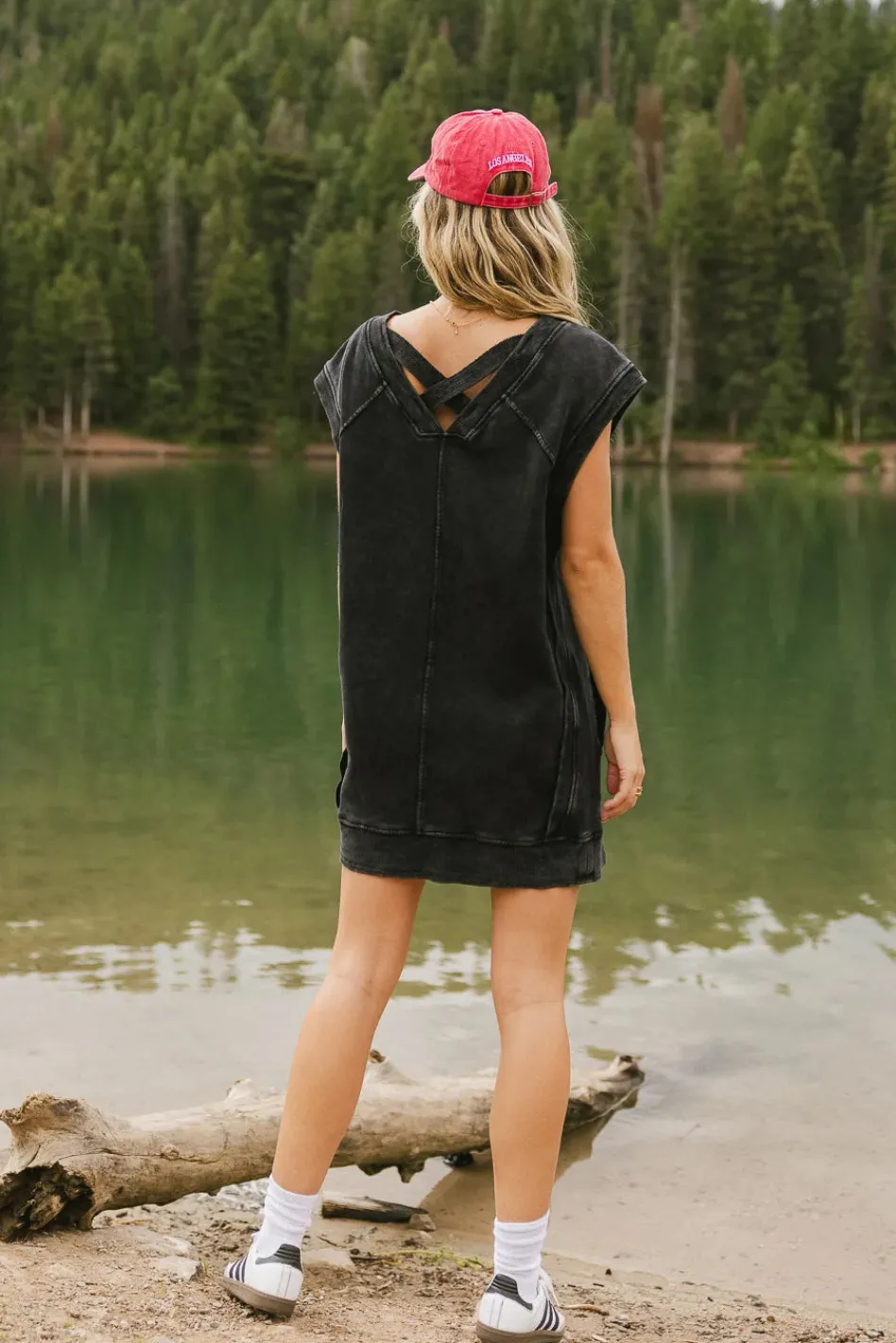 Bohme Isla Contrast Ribbed Mini Dress - FINAL SALE
