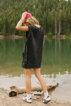 Bohme Isla Contrast Ribbed Mini Dress - FINAL SALE
