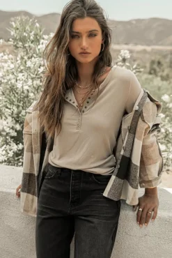 Bohme Ivanna Henley Top in