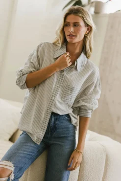 Bohme Jace Striped Button Up