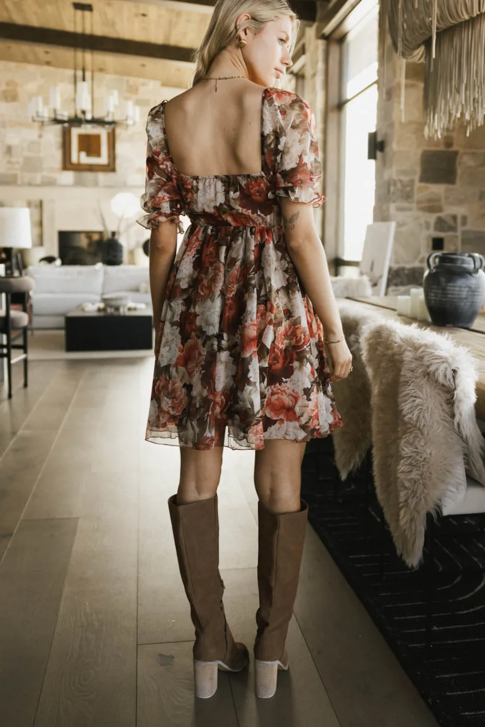 Bohme Jackee Floral Mini Dress