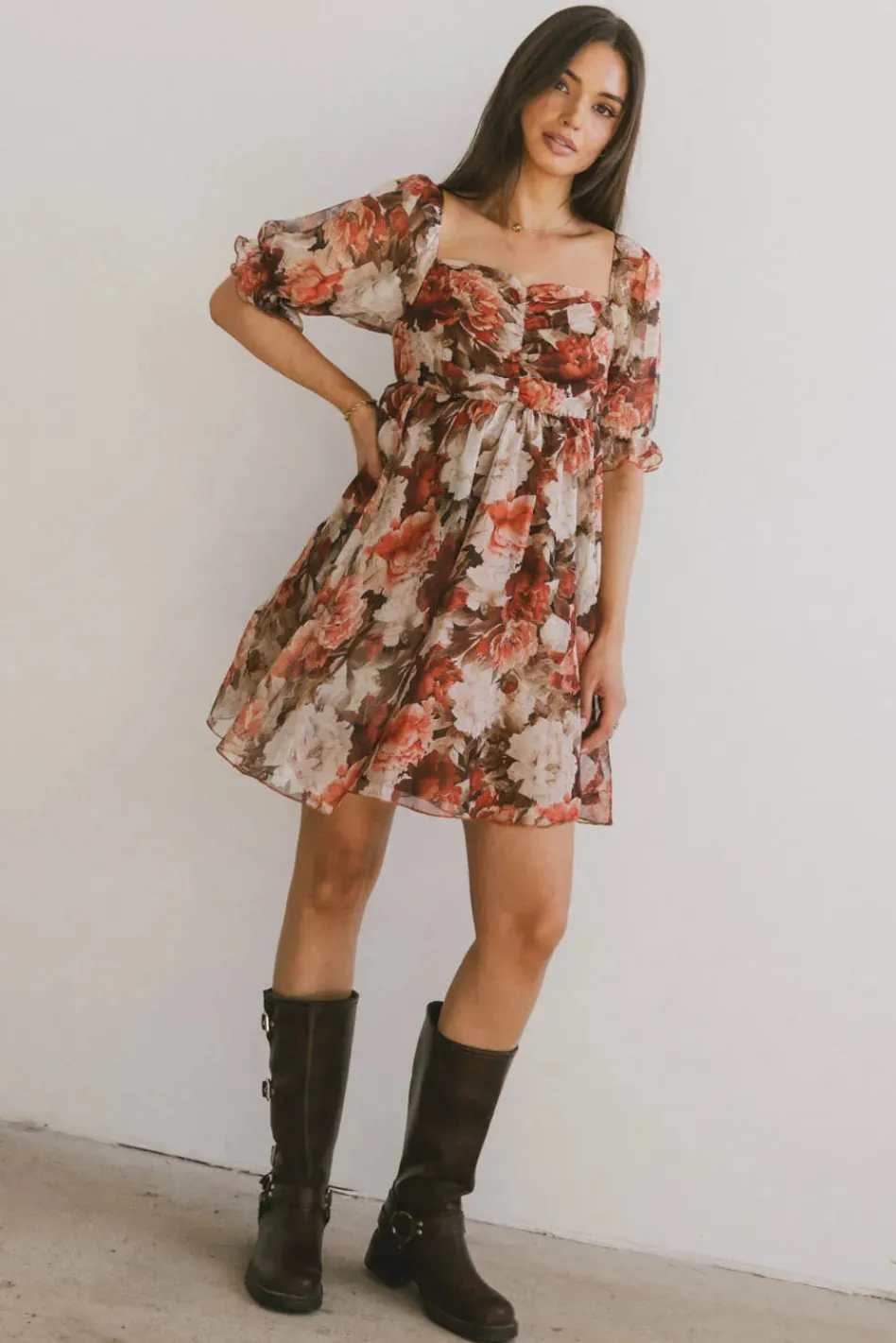 Bohme Jackee Floral Mini Dress