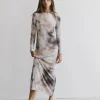 Bohme Jamie Watercolor Bodycon Dress