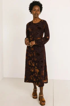 Bohme Jane Velvet Midi Dress