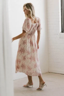 Bohme Janie Waist Tie Midi Dress