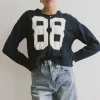 Bohme Jersey Cable Knit Sweater