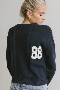 Bohme Jersey Cable Knit Sweater