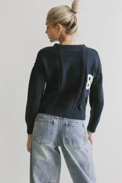 Bohme Jersey Cable Knit Sweater