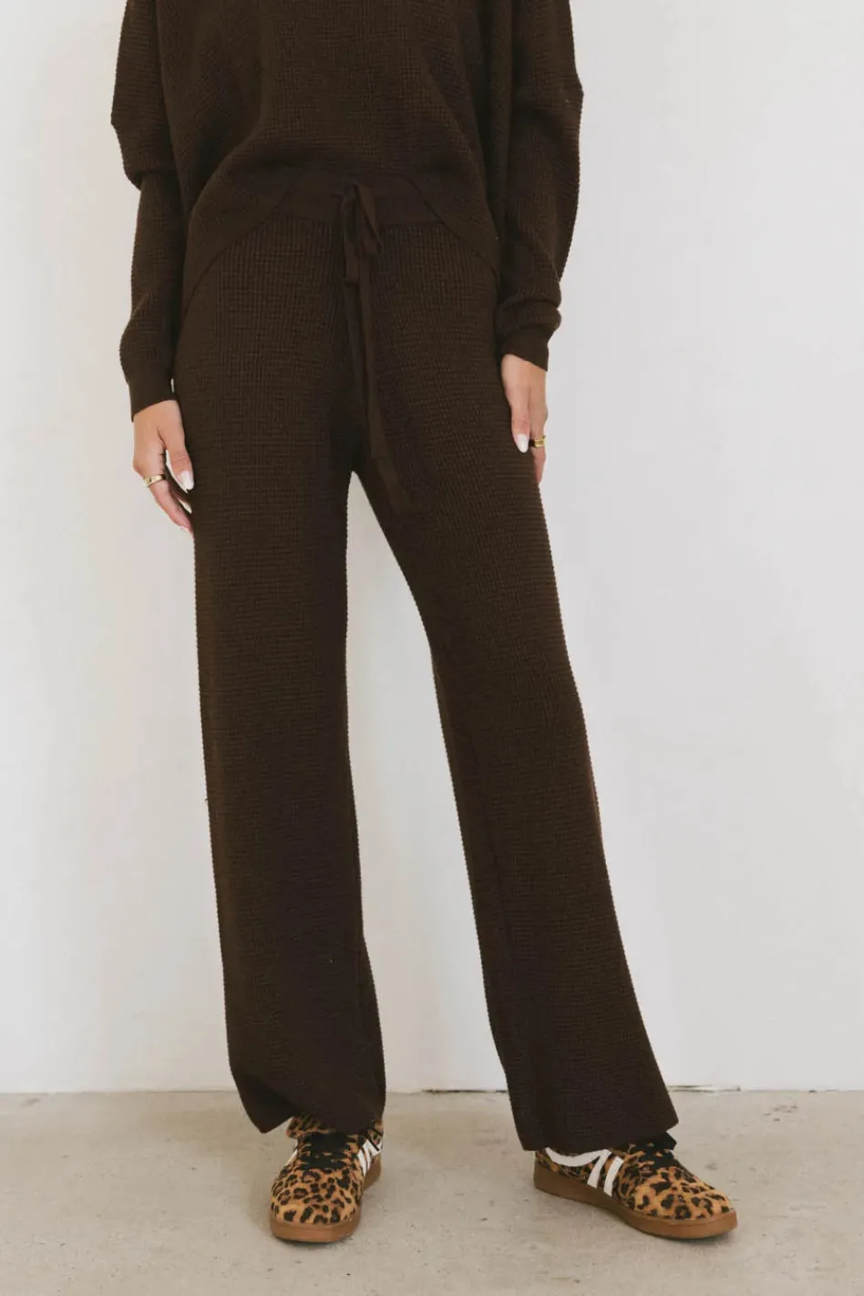 Bohme Jesse Waffle Knit Pants in