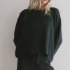 Bohme Jesse Waffle Knit Top in