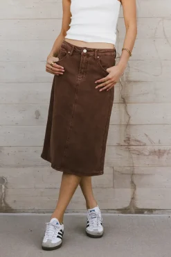 Bohme Jordan Denim Skirt in