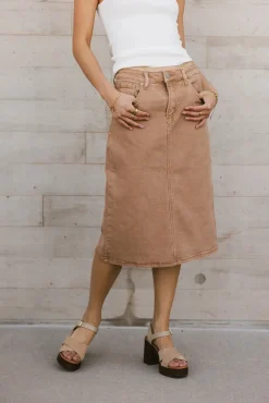 Bohme Jordan Denim Skirt in
