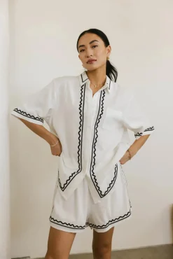 Bohme Josie Embroidered Top